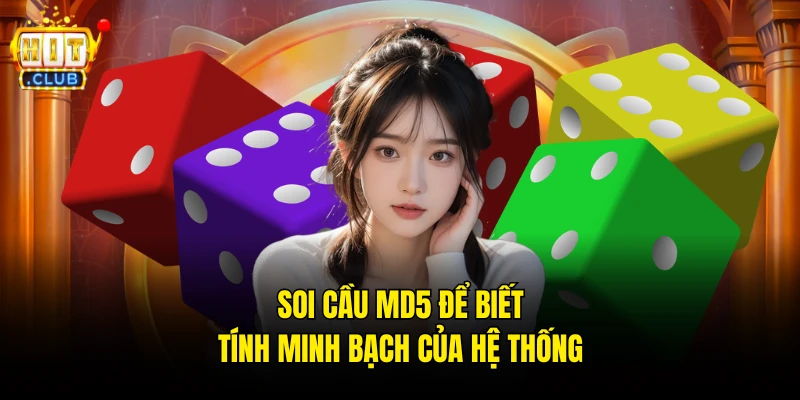 Soi cầu MD5 để biết tính minh bạch của hệ thống